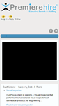 Mobile Screenshot of premierehire.com